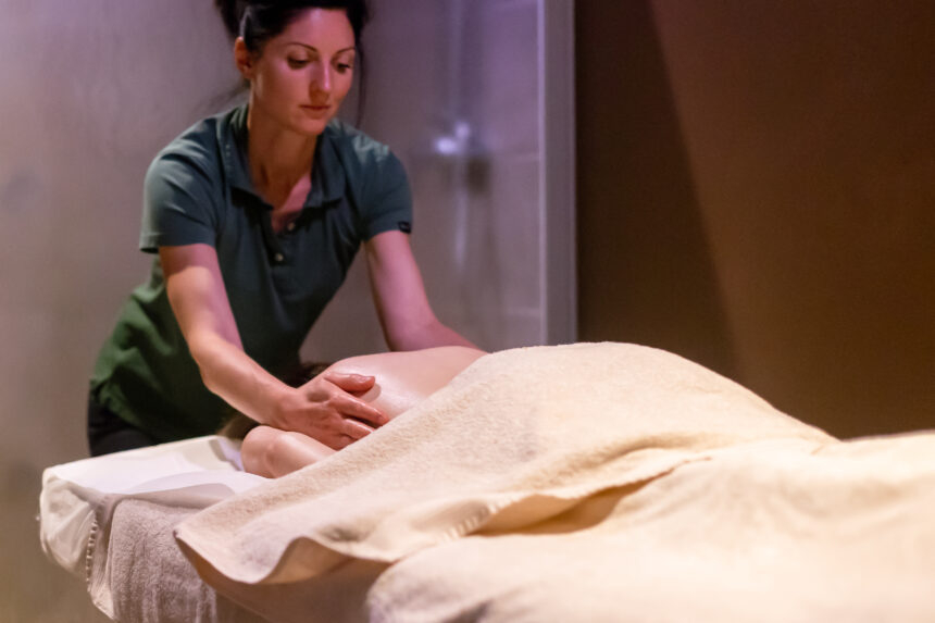 massage dans un spa